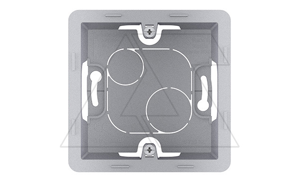 Inspiria - Коробка для наклад. монтажа 1пост (алюминий)