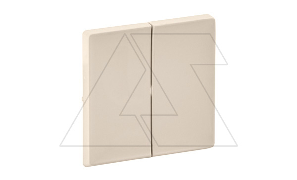 Valena Life - Лицевая панель для двухклавишного выключателя, слоновая кость
