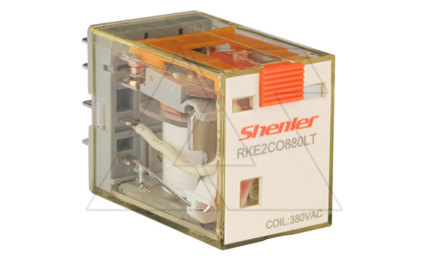 Реле RKE2CO880LT, 2CO, 7A(250VAC/30VDC), 380VAC, мех. индикация, тест-кнопка с блокировкой, LED Реле RKE2CO880LT, 2CO, 7A(250VAC/30VDC), 380VAC, мех. индикация, тест-кнопка с блокировкой, LED