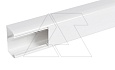 DLP - Кабель-канал, с гибкой крышкой 65мм, 50x80х2000мм (ВхШхД), белый, ПВХ от интернет-магазина amperkin.by
