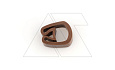 Маркер кольцевой RMS-01 59541-1, D кабеля 1,3-3mm, 0,35-1mm2, символ "1", PVC, коричневый (упак. 1000шт.) от интернет-магазина amperkin.by