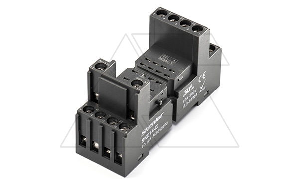 Цоколь SKB14-E, 10A(300V),винтовой зажим, черный, на рейку DIN35/панель, для RKE, RKF, R4N, MY4, 55.34, KMY4, PT4, RCM5 Цоколь SKB14-E, 10A(300V),винтовой зажим, черный, на рейку DIN35/панель, для RKE, RKF, R4N, MY4, 55.34, KMY4, PT4, RCM5
