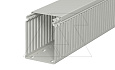 Перфокороб LKV 10075, органайзер для шкафов, 100 x 75 мм (глубина х ширина крышки), L=2000мм, RAL 7030 серый