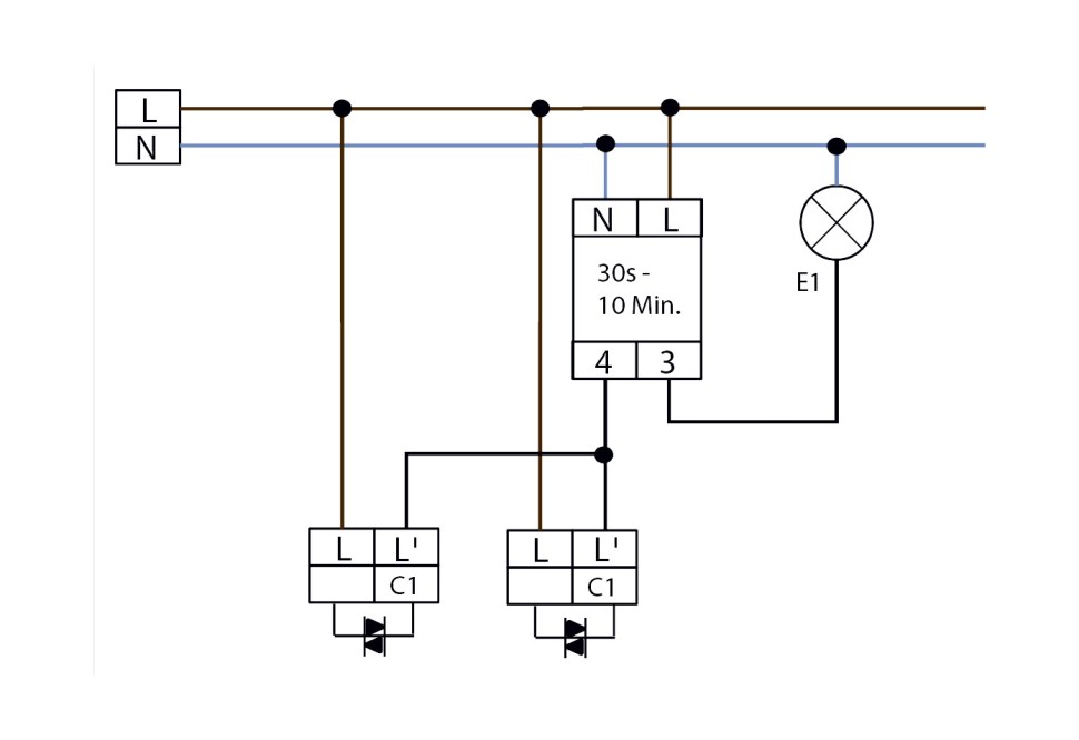 Датчик движения B.E.G. Indoor 180-SC с рамкой от интернет-магазина amperkin.by