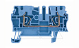 Клемма пружинная ZDU 2.5 BL на 2 присоед., синяя, 24А, 800В от интернет-магазина amperkin.by Клемма пружинная ZDU 2.5 BL на 2 присоед., синяя, 24А, 800В от интернет-магазина amperkin.by