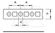 Лента 5055 LI12 FS RU монтажная перфорированная в карт. упак., 12x0,55мм, L=25м, перфор. Ø5,2мм, сталь, гальван. оцинк. от интернет-магазина amperkin.by