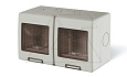 Корпус настенного монтажа 2+2M, 137x82x66mm, IP55, UNIBOX от интернет-магазина amperkin.by