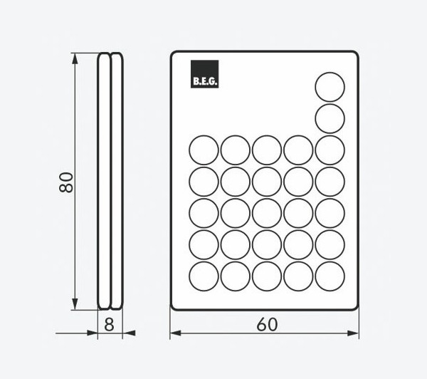 Пульт настройки и управления B.E.G. IR-PD9 от интернет-магазина amperkin.by