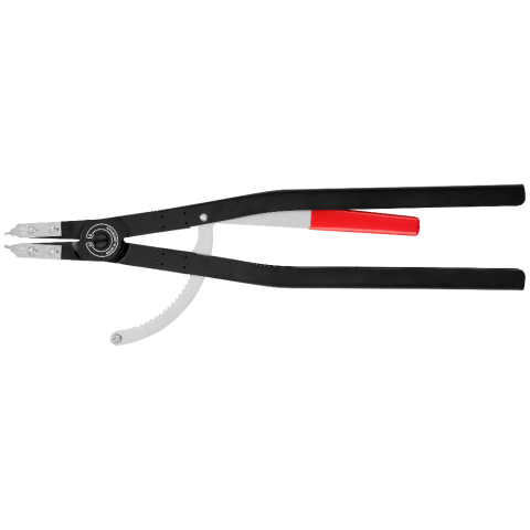 Щипцы для стопорных колец, прямые губки, L-570 мм, чёрные (KNIPEX)