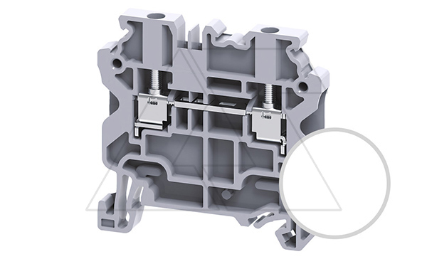 Клемма проходная CY2.5W /5x50mm, винтовая, 2 присоед., 2,5(max 4)mm2, 24A, 1000V, белая Клемма проходная CY2.5W /5x50mm, винтовая, 2 присоед., 2,5(max 4)mm2, 24A, 1000V, белая