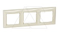 Valena - Рамка 3 поста верт/гориз, слоновая кость от интернет-магазина amperkin.by
