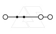 Клемма проходная UT 2,5-TWIN /5,2mm, винтовая, 3 присоед., 2,5(max 4)mm2, 24A, 500V, серая от интернет-магазина amperkin.by