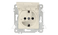 Rita - Розетка 2P+E, с крышкой, сл.кость от интернет-магазина amperkin.by