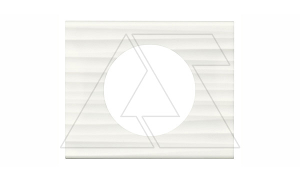 Celiane - Рамка 1 пост CORIAN белый рельеф