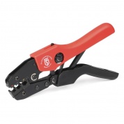 Пресс-клещи CTK-11 для обжима изолированных разъемов с красной, синей и желтой манжетами(КВТ)