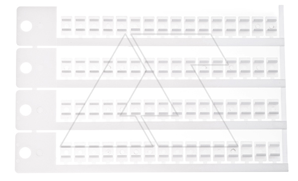 Шильдик маркировочный MP6-C, пластик, 64шт. в пластине, для цоколя 6W и реле SIR6W Шильдик маркировочный MP6-C, пластик, 64шт. в пластине, для цоколя 6W и реле SIR6W