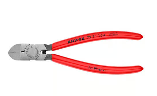 Кусачки боковые для пластмассы 160 мм KNIPEX