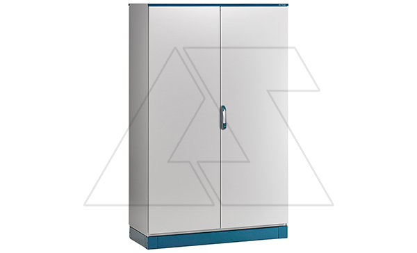 Щит EMOX моноблочный 2000x1200x400мм (ВхШхГ) с монтажной панелью, RAL7035, IP55