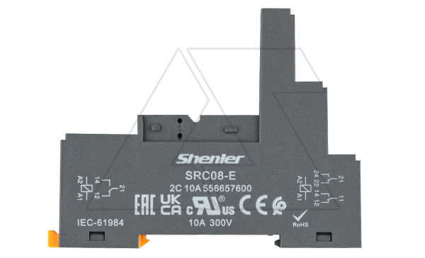 Цоколь SRC08-E, 10A(300V), винтовой зажим, черный, на рейку DIN35/панель, для R2G1CH, R2G2CH, RM84, RM85, RM87L, RM87P, RMP84, RMP85, 41.52, 41.61, 41 Цоколь SRC08-E, 10A(300V), винтовой зажим, черный, на рейку DIN35/панель, для R2G1CH, R2G2CH, RM84, RM85, RM87L, RM87P, RMP84, RMP85, 41.52, 41.61, 41