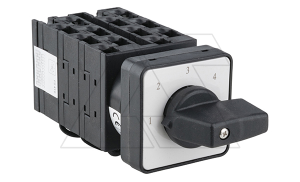 Переключатель UKT0-6-8253/E, 2P, 20A, тип 1-2-3-4-5-6, 2NO на 1_6, на дверь, фронт IP65