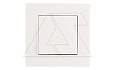 Rita - Выключатель, пруж. зажимы, (в комплекте с рамкой), белый от интернет-магазина amperkin.by