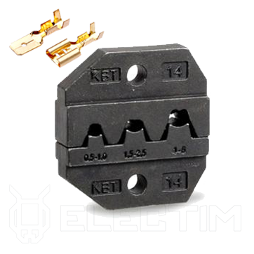 Матрица МПК-14 для обжима автоклемм сечением 0.5-6 мм (КВТ)