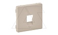 Valena Life - Лицевая панель для аудиорозетки с пружинными зажимами одиночной, слоновая кость от интернет-магазина amperkin.by