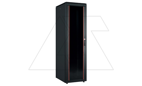 Щит серверный телеком.  19", 42U, ВxШxГ 2053x800x1000мм, DYNAmic Server, 1000кг, напольный, перед. дверь перф., задняя дверь перф. распашн., черный