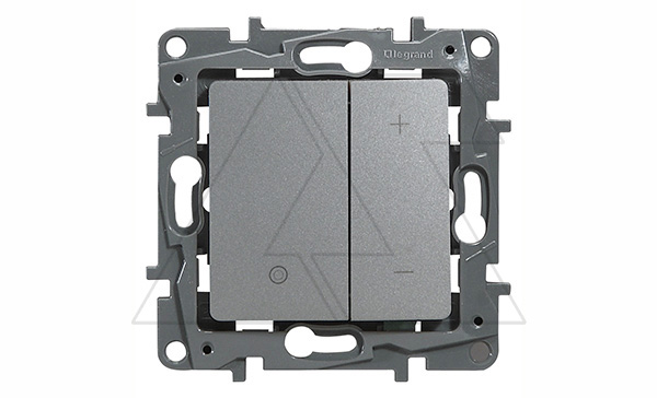 Etika - Светорегулятор кнопочный 400Вт (алюминий)