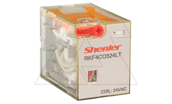 Реле RKF4CO524LT, 4CO, 6A(250VAC/30VDC), 24VAC, мех. индикация, тест-кнопка с блокировкой, LED Реле RKF4CO524LT, 4CO, 6A(250VAC/30VDC), 24VAC, мех. индикация, тест-кнопка с блокировкой, LED