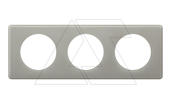 Celiane - Рамка 3 поста серый глянец