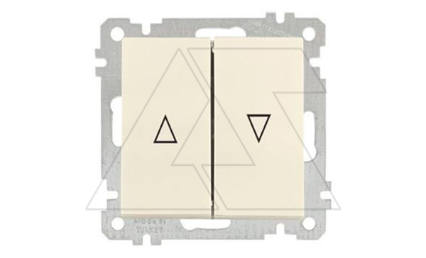 21 - Выключатель для управления рольставнями, пруж. зажимы, сл.кость 21 - Выключатель для управления рольставнями, пруж. зажимы, сл.кость