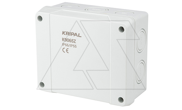Коробка монтажная пластиковая K9065Z с клемником 139х119х70, IP65