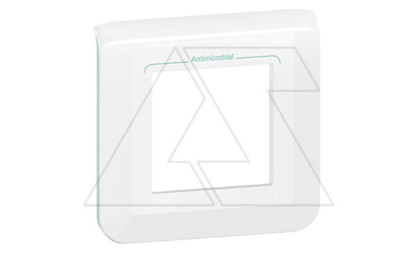 Mosaic - Рамка 2М, антибактериальная, белый (суппорт 80251)