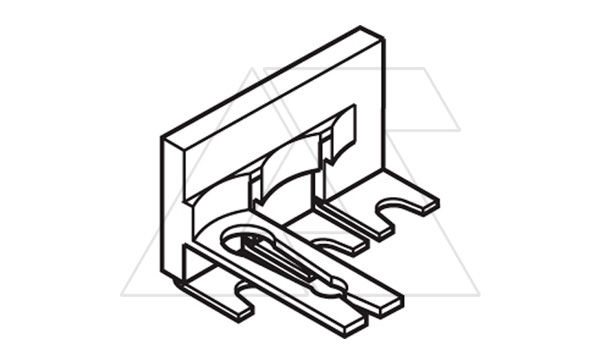 Скользящая перемычка PCS4 для клемм M6/8.ST.. на 4 контакта, IP21 Скользящая перемычка PCS4 для клемм M6/8.ST.. на 4 контакта, IP21