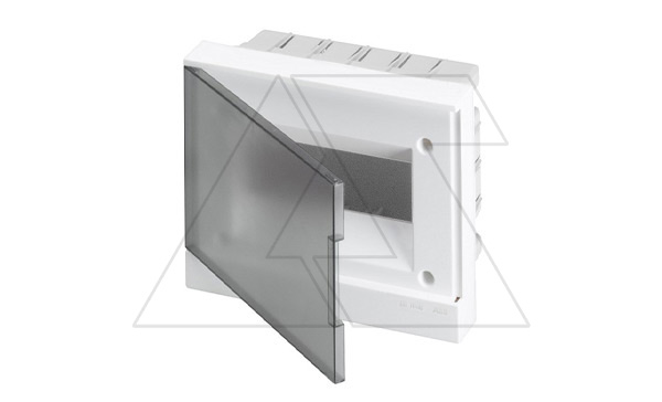 Щиток встраив. ABB Basic E BEF402208, 8M, прозр. серая дверь, 63A, IP40, 230x180x102mm, 2хPEN-шина