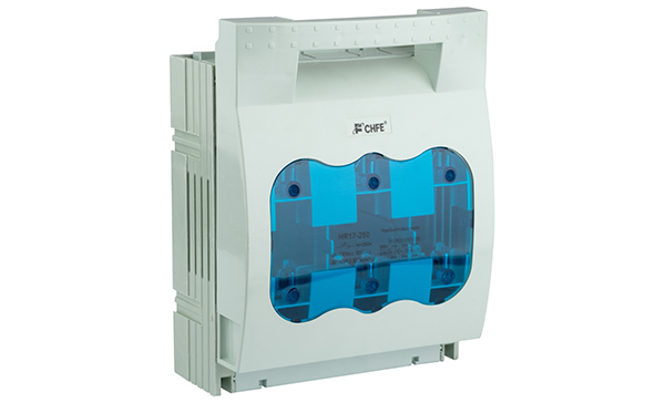 Держатель-разъединитель вставок плавких HR17-250-3, горизонтальный, 3P, 250A, 690VAC, накладной монтаж, для NH1