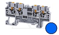 Клемма проходная CP2.5/4BU /5x74,7mm, push-in, 4 присоед., 2,5(max 4)mm2, 24A, 1000V, синяя от интернет-магазина amperkin.by Клемма проходная CP2.5/4BU /5x74,7mm, push-in, 4 присоед., 2,5(max 4)mm2, 24A, 1000V, синяя от интернет-магазина amperkin.by