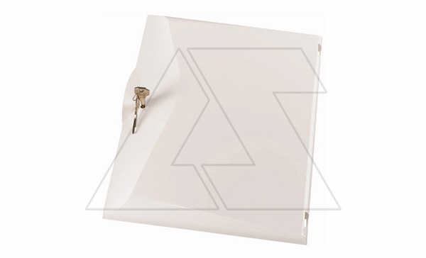 Дверь пластиковая белая с замком BCZ-A-TWS-2/26