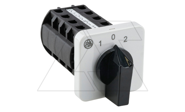 Переключатель BS 16 2034K U, 4P, 20A, тип 1→0←2, 4NO на 1_2, на дверь, фронт IP40