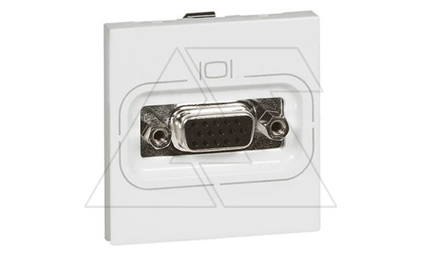 Mosaic - Разъем HD15, 2M, видеовыхода VGA (XGA, UXGA), 15pin, винт.зажины, белый