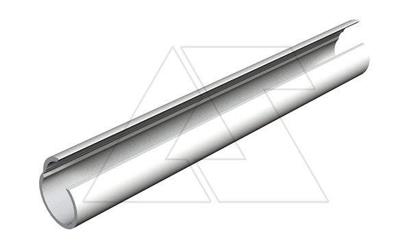 Труба 2953 М25 LGR Quick-Pipe разъемная, IP44, наружн. Ø25,0мм, внутр. Ø21,8мм, L=2000мм, серый, ПВХ