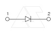 Клемма с диодом CKT4UD1 /6x46,3mm, винтовая, 1N4007 (1000V, 1A), сх. L-R, 2 присоед., 4(max 6)mm2, 500V, серая от интернет-магазина amperkin.by