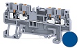 Клемма проходная CP1.5/4BU /3,5x66,9mm, push-in, 4 присоед., 1,5(max 2,5)mm2, 15A, 600V, синяя от интернет-магазина amperkin.by Клемма проходная CP1.5/4BU /3,5x66,9mm, push-in, 4 присоед., 1,5(max 2,5)mm2, 15A, 600V, синяя от интернет-магазина amperkin.by