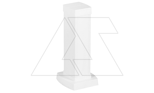 Мини-колонна 0,3m, 1 секция, корпус и крышка из ПВХ, цвет белый