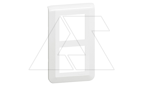 Mosaic - Рамка renovation 2Х2M верт., межосевое растояние коробок 57мм, белый (супорт 2х80251)