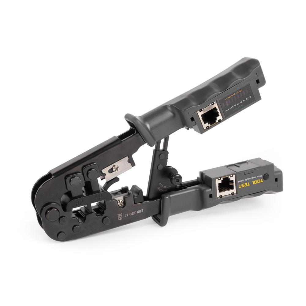 Пресс-клещи для RJ разъемов JT-02T серия ПРОФИ (КВТ)