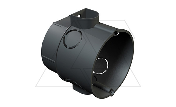 Коробка UG 60 VD монтажная одинарная, с возможностью объединения в линию, IP20, 13 вводов 20...25мм, глубина 60мм, черный, полистирол Коробка UG 60 VD монтажная одинарная, с возможностью объединения в линию, IP20, 13 вводов 20...25мм, глубина 60мм, черный, полистирол