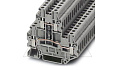Клемма двухъярусная UTTB 2,5 /5,2mm, винтовая, 4 присоед., 2,5(max 4)mm2, 24A, 500V, серая от интернет-магазина amperkin.by