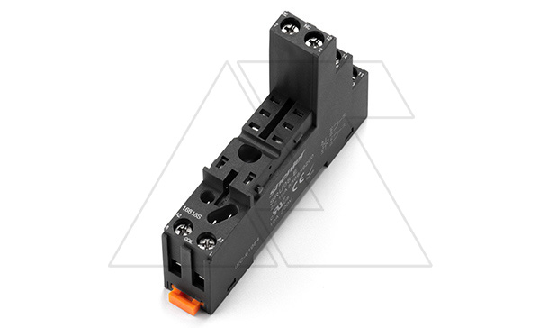 Цоколь SRU08-E, 10A(300V), винтовой зажим, черный, на рейку DIN35/панель, для RFT2CO, 46.52, G2R-2, KRI2 Цоколь SRU08-E, 10A(300V), винтовой зажим, черный, на рейку DIN35/панель, для RFT2CO, 46.52, G2R-2, KRI2